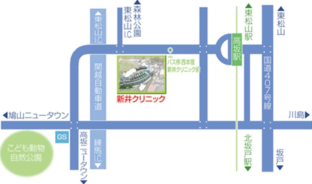 新井クリニックの地図 (1)